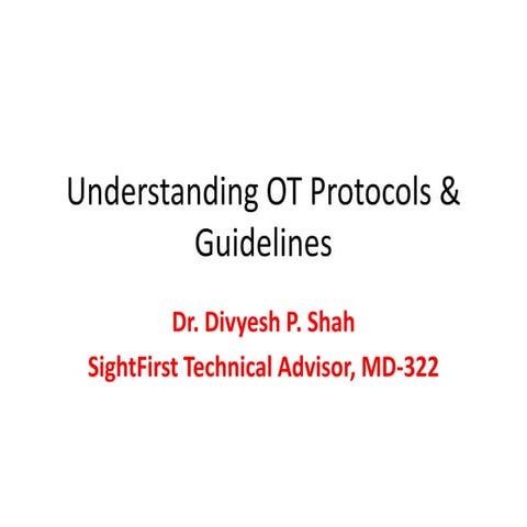 Understanding ot protocols  devyesh shah
