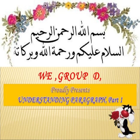 Understanding Paragraphs Part 1