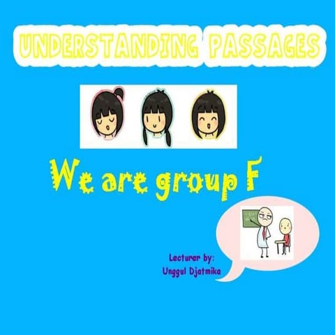 Understanding Passages