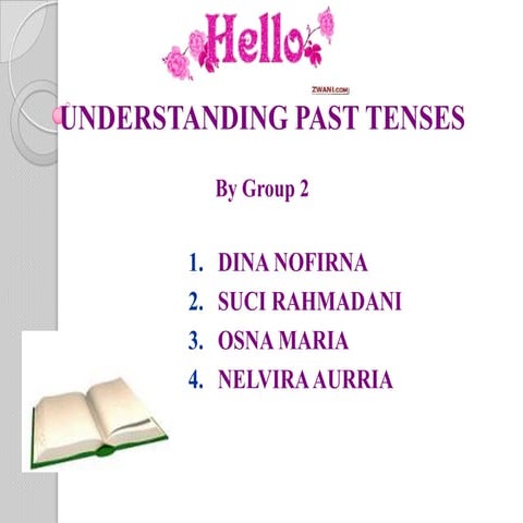 Understanding past tense