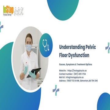 Understanding Pelvic Floor Dysfunction Causes, Symptoms & Treatment ...