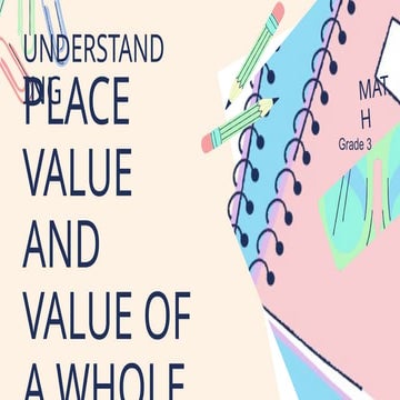 Understanding Place Value Educational Presentation in Colorful Fun ...