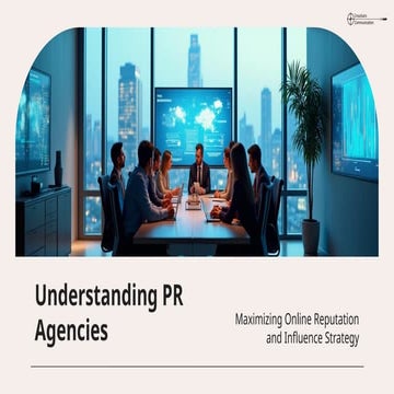 Understanding PR Firm- Crosshairs Communication | PPTX