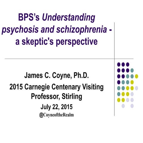 Understanding Psychosis and Schizophrenia Royal Edinburgh