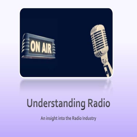 Understanding radio