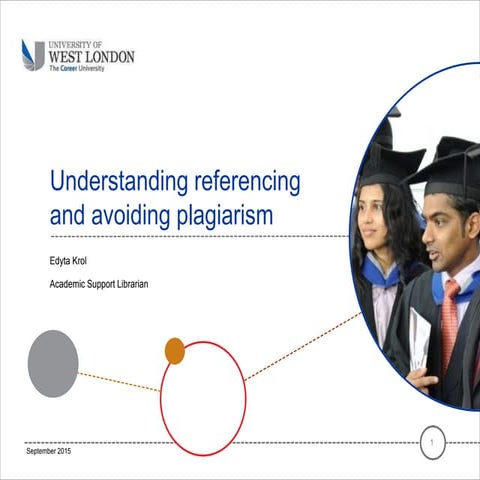 Understanding referencing and plagiarism