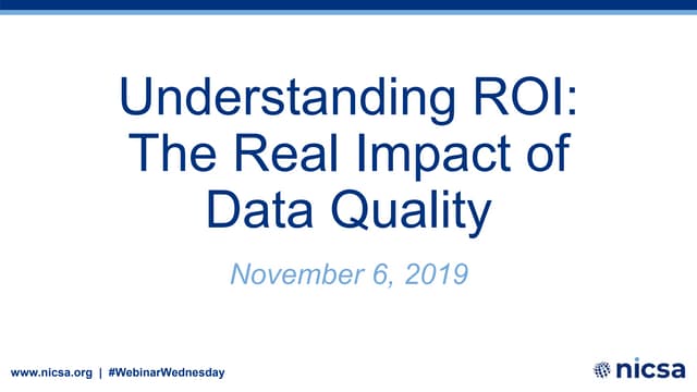 Understanding ROI: The Real Impact of Data Quality