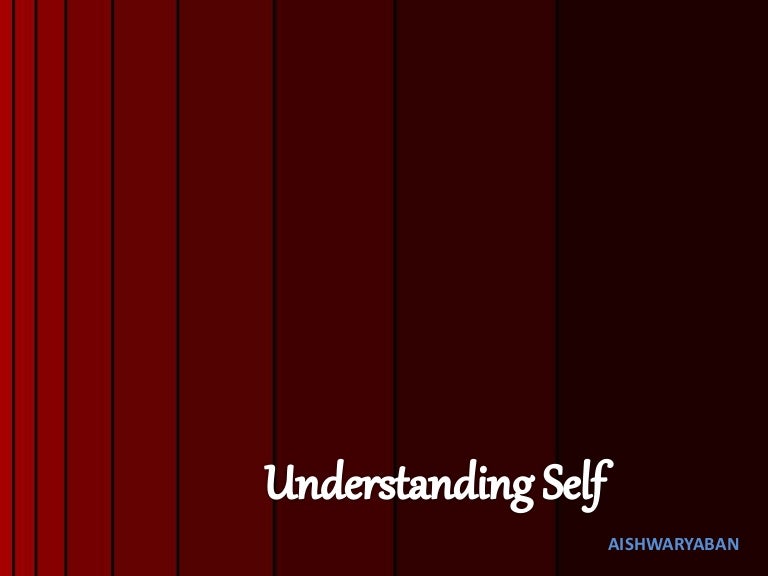 Understanding Self