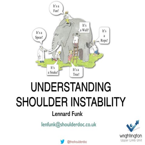 Understanding shoulder instability