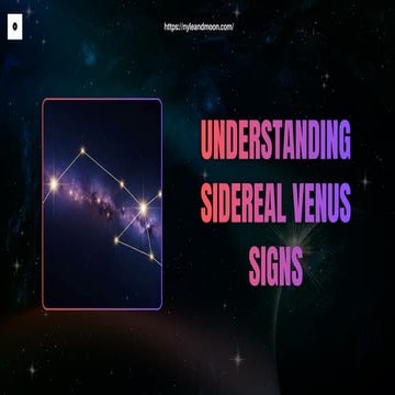 Discover Your True Love Style Through Sidereal Venus Signs | PDF