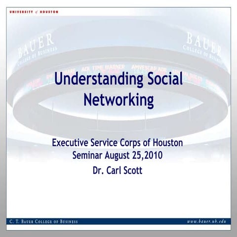 Understanding social networking