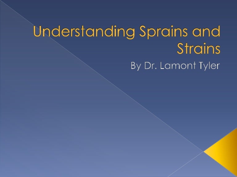 Understanding Sprains and Strains