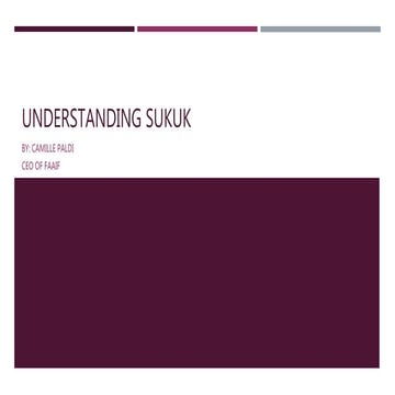 Understanding sukuk 