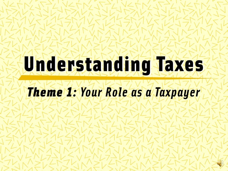 Understanding taxes narrated