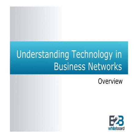 Understanding Technology in Business Networks