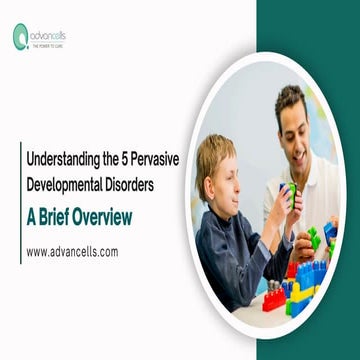 Understanding the 5 Pervasive Developmental Disorders: A Brief Overview