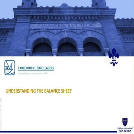 B2 - Understanding the balance sheet