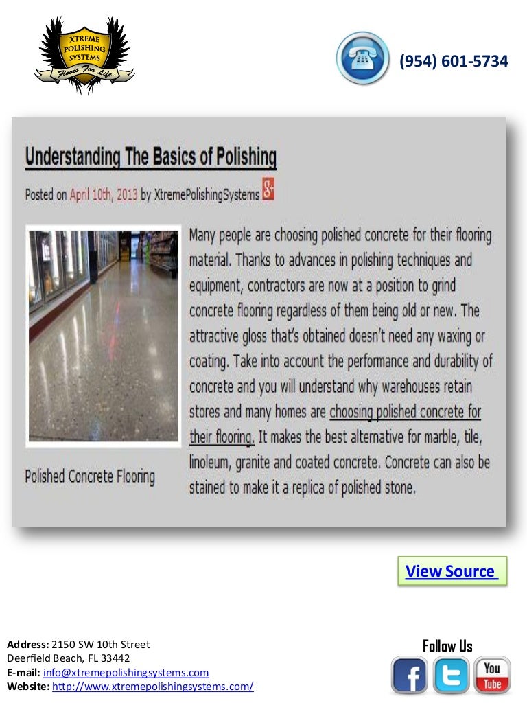 Understanding the basics of polishing