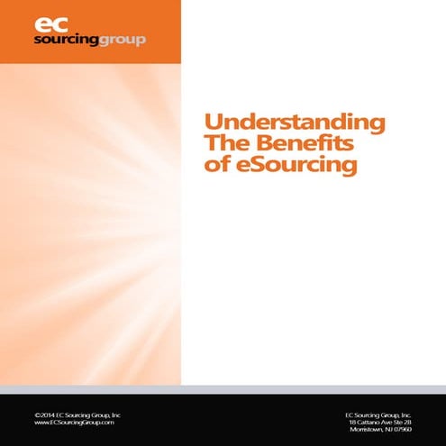 Understanding the Benefits of eSourcing