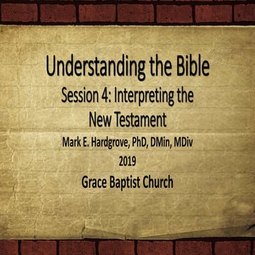 1 general introduction to the new testament | PPTX