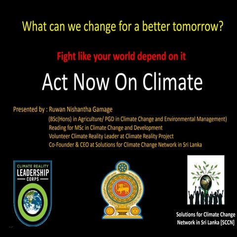 Understanding the climate change and sustainable development