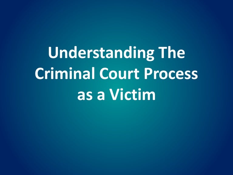 Support the teen court process