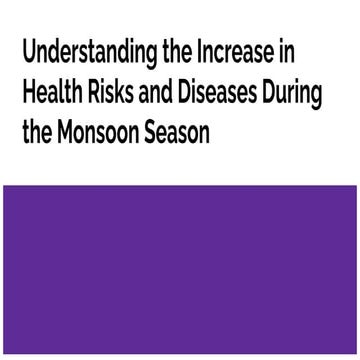 Understanding the Increase in Health Risks and Diseases During the ...