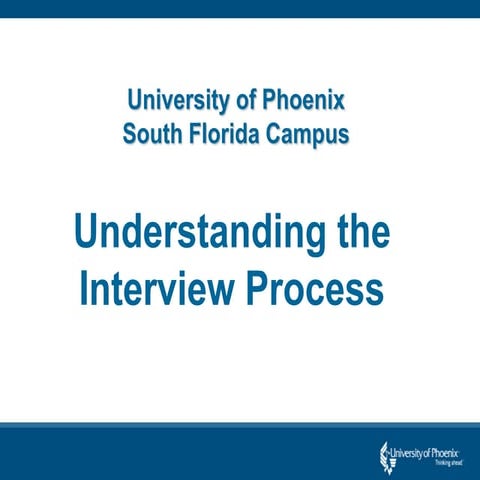 Understanding the Interview Process