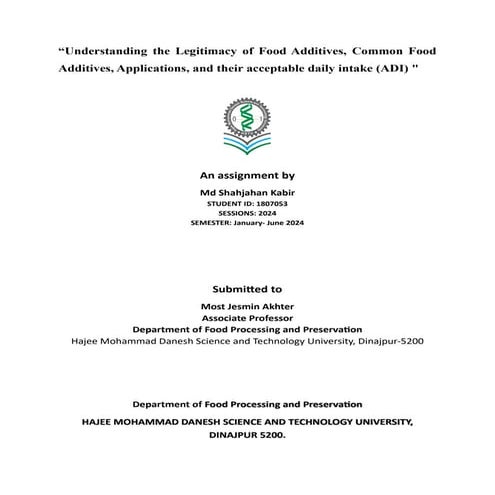 Understanding the Legitimacy of Food Additives.pdf