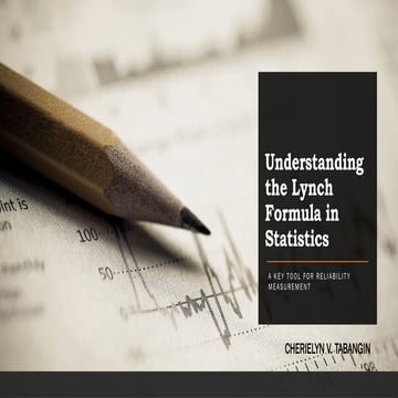 Understanding the Lynch Formula in Statistics.pptx