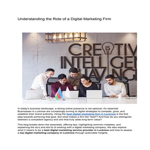 Understanding the Role of a Digital Marketing Firm.pdf