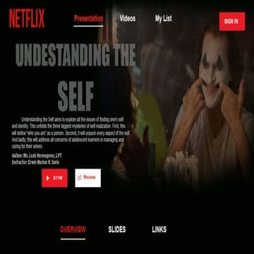 Understanding the self in philosophical perspective