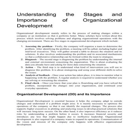 Understanding the Stages and Importance of Organizational Development.pdf