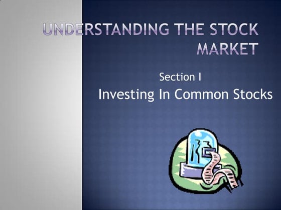 Stock Powerpoint | PPT