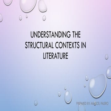 Comprehensive Guide to Understanding Structural Contexts in Literature ...
