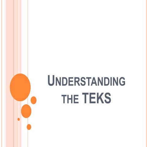 Understanding the teks | PPT
