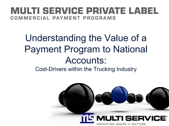 Understanding the Value of a Payments Problem 