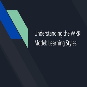Understanding the VARK Model_ Learning Styles.pptx