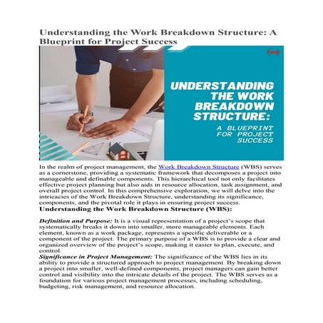 Understanding the Work Breakdown Structure.pdf | Business | Business ...