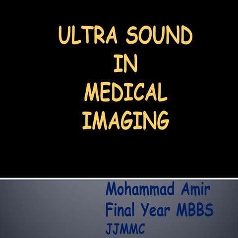Understanding ultrasound
