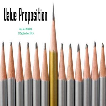 Understanding Your Value Proposition