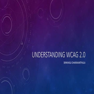 Understanding wcag 2.0