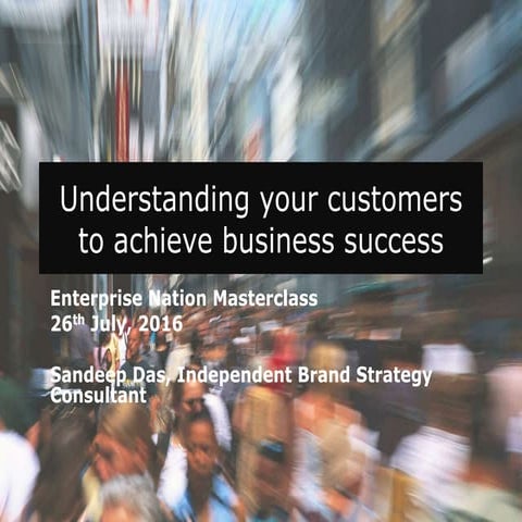 Understanding your consumers to achieve business success