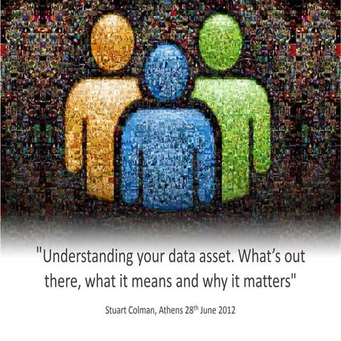 Understanding your data asset