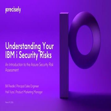 Understanding Your IBM i Security Risks: An Introduction to the Assure ...