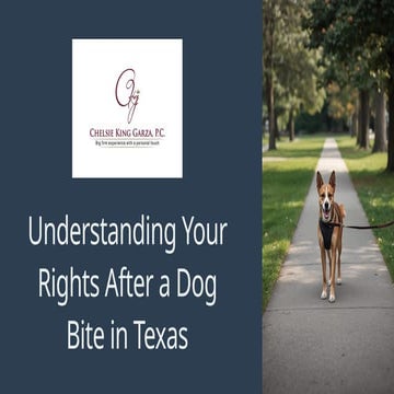 Understanding Your Rights After a Dog Bite in Texas | PPTX