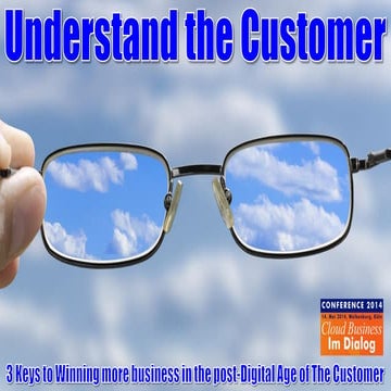 Understand the Customer