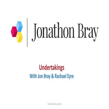 Solicitors Undertakings Webinar July 2022