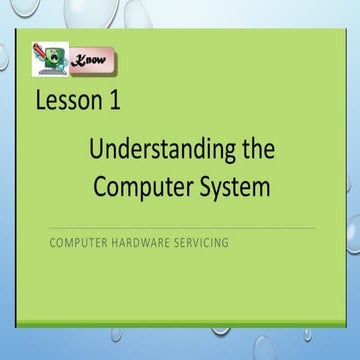 Understanding Computer system.pptx Grade 12 | PPT