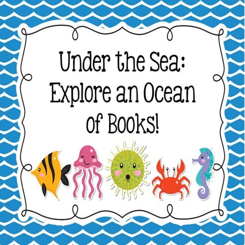 Under the Sea Book Display Sign